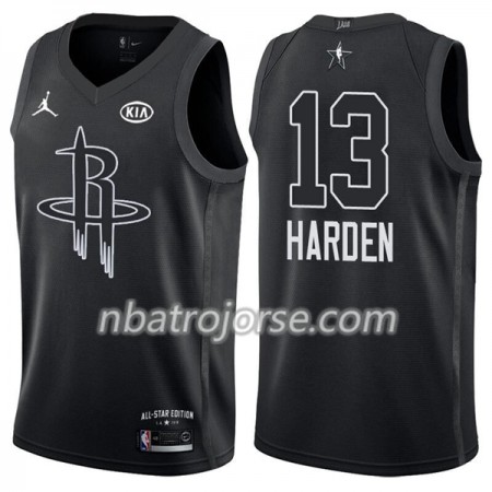 Män Houston Rockets Tröja James Harden 13 2018 All Star Jordan Brand Svart Swingman Män Houston Rockets Tröja James Harden 13 2018 All Star Jordan Brand Svart Swingman